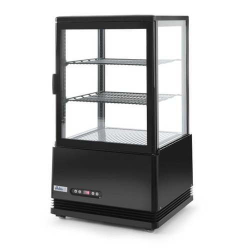  Hendi Refrigerated display cabinet black | 58L 