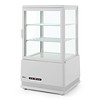 Hendi Refrigerated display cabinet white | 58 liters