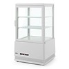 Hendi Refrigerated display cabinet white | 58 litres