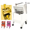 HorecaTraders Brotschneidemaschine | Weiß | Halbautomatisch | Brot über Topside | 550 W