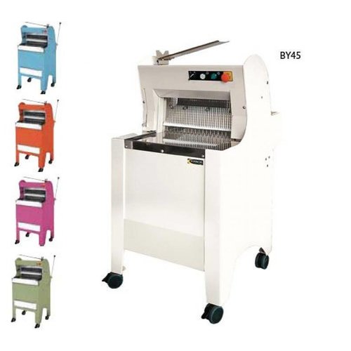  HorecaTraders Brotschneidemaschine | Weiß | Automatisch | Brot über Rückseite | 550 W 