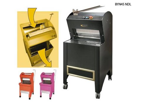  HorecaTraders Brotschneidemaschine | Schwarz | Automatisch | Brot über Topside | 550 W 