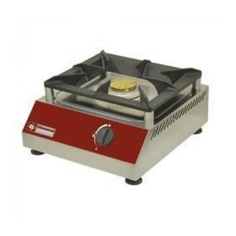 Cuisinière à gaz 1 brûleur | 5 kW | 380x400x(h)200mm
