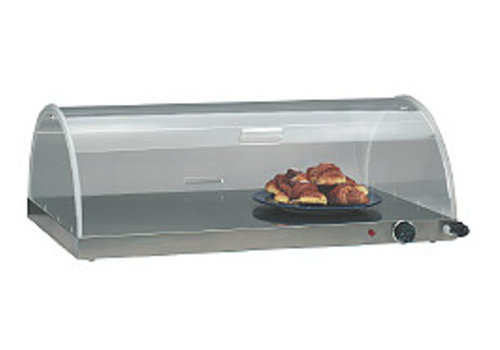  HorecaTraders Chauffe-croissants avec cloche 