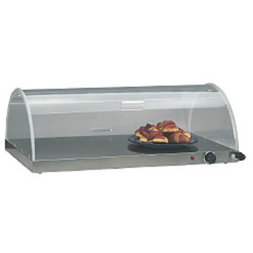  HorecaTraders Chauffe-croissants avec cloche 