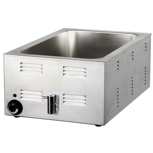  Combisteel Bain Marie met Aftap - 1/1 GN 