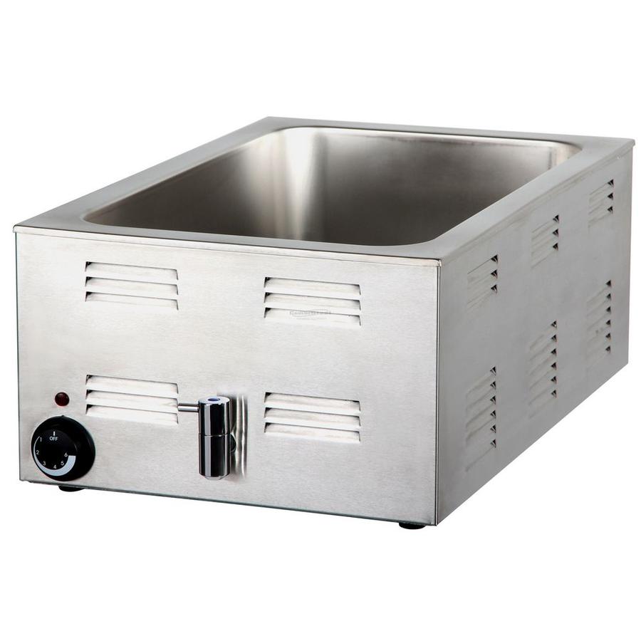 Bain-Marie avec drain - GN 1/1