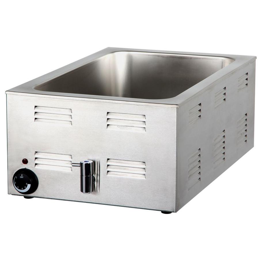 Bain Marie met Aftap - 1/1 GN