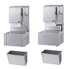 Hospitality hand wash basin + paper and soap dispenser | stainless steel