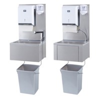 Catering hand sink + paper and soap dispenser | Plastic