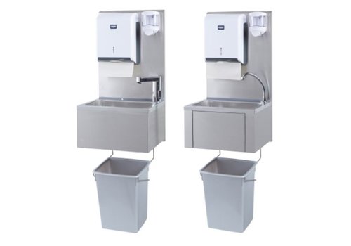  HorecaTraders Catering hand sink + paper and soap dispenser | Plastic 