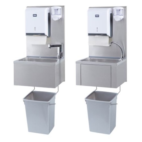  HorecaTraders Catering hand sink + paper and soap dispenser | Plastic 