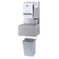 Catering hand sink + paper and soap dispenser | Plastic
