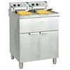 Casselin Friteuse électrique | 2x 10 litres | Acier inoxydable