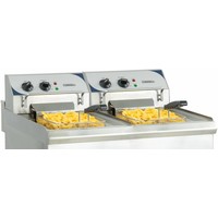 Friteuse électrique | 2x 10 litres | Acier inoxydable