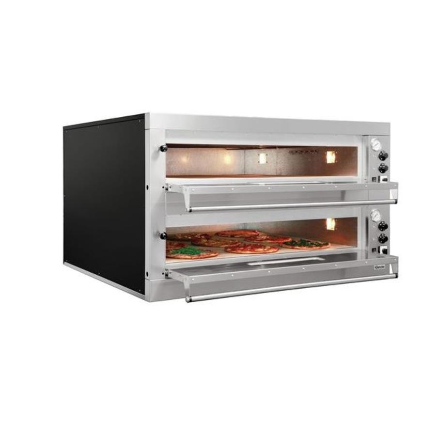 Four à pizza professionnel de grande taille 24 000 watts | 18 pizzas