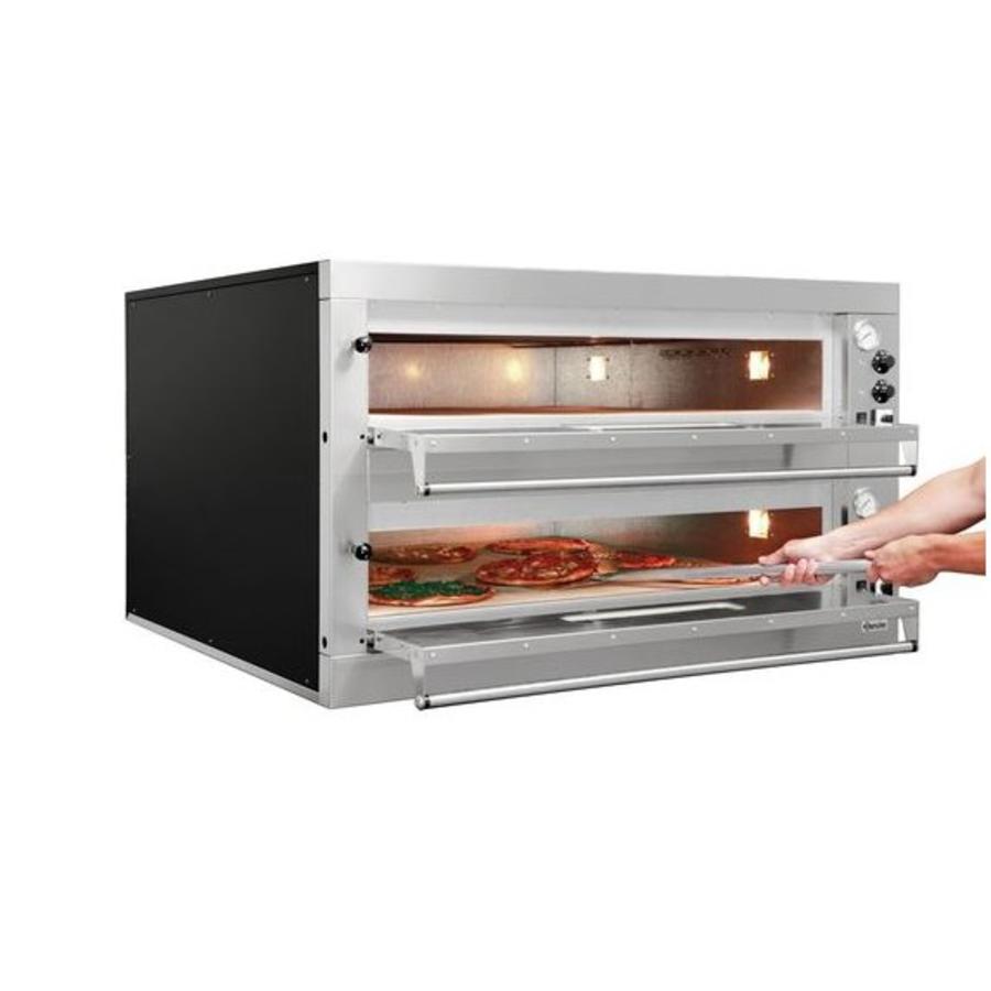 Four à pizza professionnel de grande taille 24 000 watts | 18 pizzas