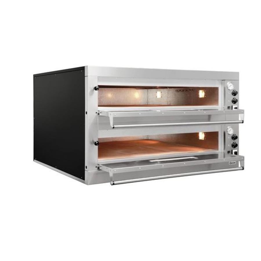 Four à pizza professionnel de grande taille 24 000 watts | 18 pizzas