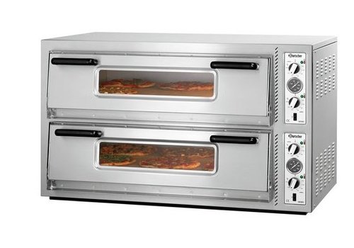  Bartscher Four à pizza traiteur en fer blanc 12000 watts | 12 pizzas 