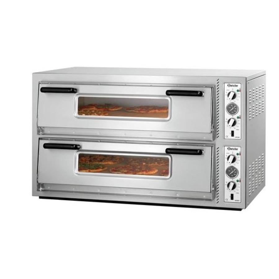 Weißblech-Gastronomie-Pizzaofen 12000 Watt | 12 Pizzen