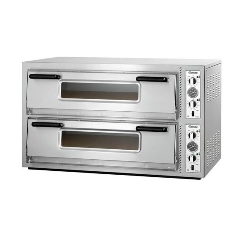Weißblech-Gastronomie-Pizzaofen 12000 Watt | 12 Pizzen