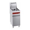 HorecaTraders Friteuse | Elektrisch | 15 liter | Met Onderbouw | 11 kW | 375x650x(h)845-1010mm