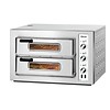 Bartscher Pizza oven 2 chambers 6000 Watt | 8 pizzas