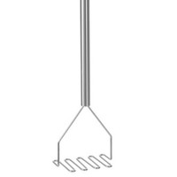 Stainless steel potato masher