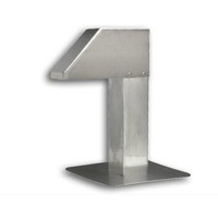 Conduit de toit | Aluminium | 12x12 cm | 1 sortie
