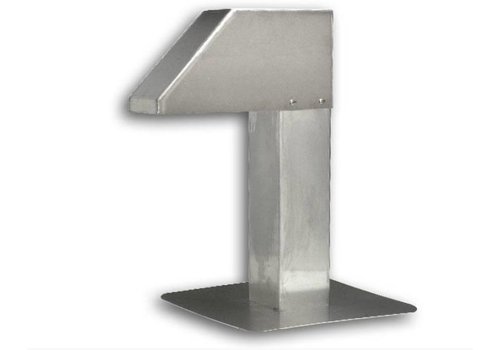  HorecaTraders Conduit de toit | Aluminium | 12x12 cm | 1 sortie 
