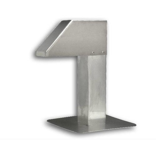  HorecaTraders Dakdoorvoer | Aluminium | 12x12 cm | 1 uitgang 