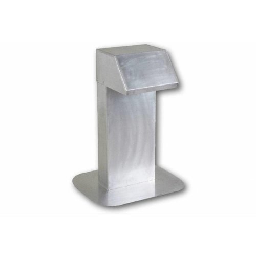 HorecaTraders Conduit de toit | Aluminium | 30x20x90 cm | 1 sortie 