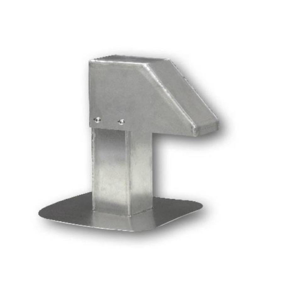 Conduit de toit | Aluminium | 8x8 cm | 1 sortie