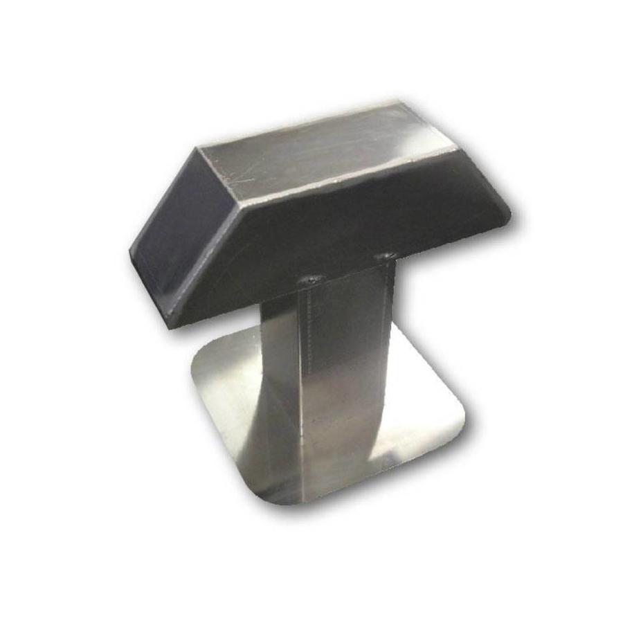 Conduit de toit | Aluminium | 20x20 cm | 2 sorties