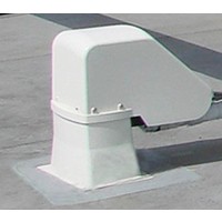 Roof duct | Plastic | 12x12cm | 1 passage