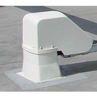 Roof terminal | Plastic | 12x12cm | 1 passage