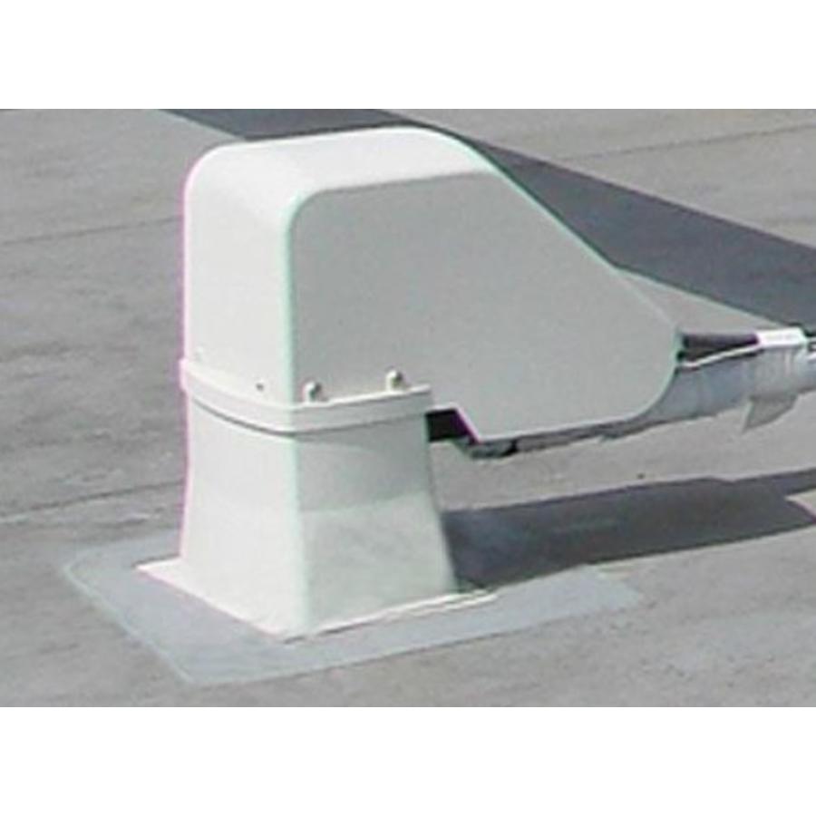 Roof duct | Plastic | 12x25cm | 1 passage