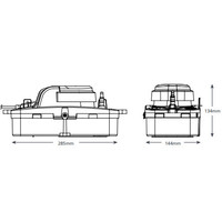 Condensate drain pump