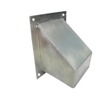Wanddoorvoer | Aluminium | 10x10 cm