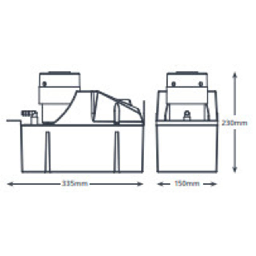 Refrigeration unit Condensate drain pump