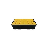 Bac de récupération 600x400 mm - 20L - Avec grille jaune