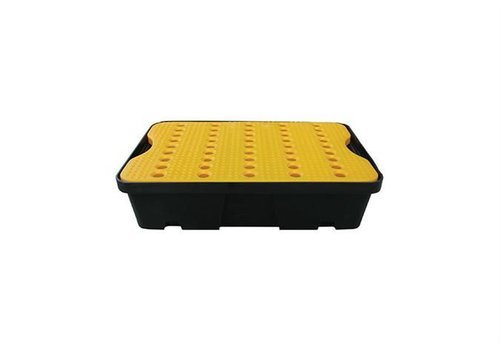  HorecaTraders Bac de récupération 600x400 mm - 20L - Avec grille jaune 