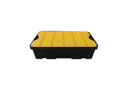  HorecaTraders Drip tray 600x400 mm - 20L - Including yellow grid 