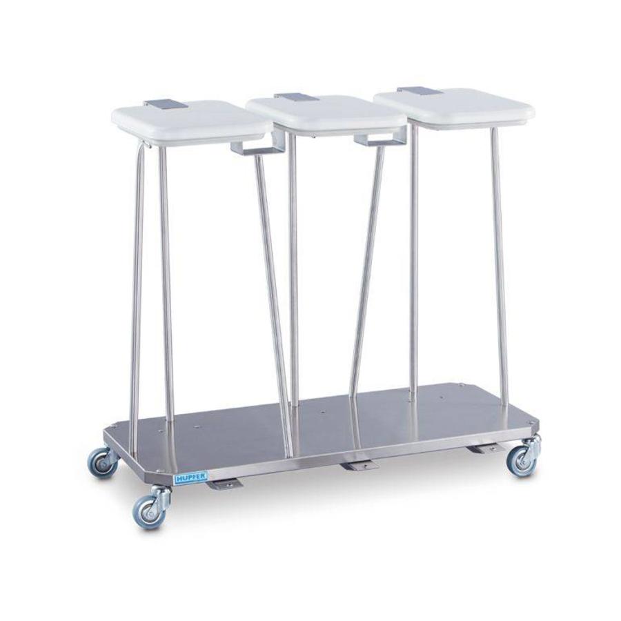 Wäsche- und Abfallsackhalter | Mit Pedal und Deckel | 3 Typen