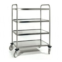 Chariot de service Ergo | 4 feuilles
