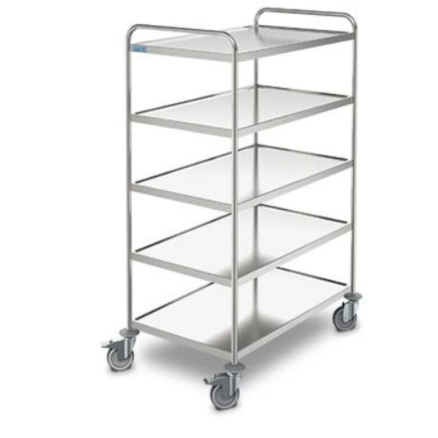 Chariot de service Ergo | 5 feuilles