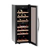 Bartscher Refroidisseur à vin | 113 litres | 2 zones | Compresseur silencieux | 580x396x1030(h)mm