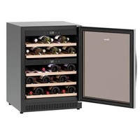 Wine cooler Black | Silent Model | 2 Temperature zones | 590x575x825(h)mm