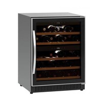 Wine cooler Black | Silent Model | 2 Temperature zones | 590x575x825(h)mm