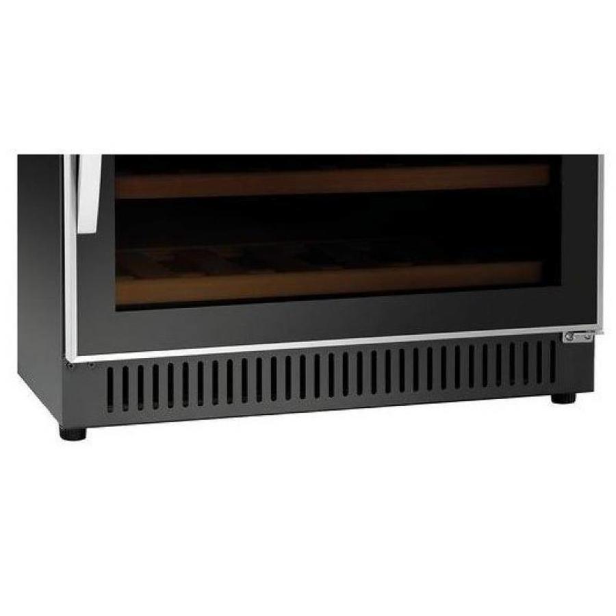 Wine Fridge Black | Soundless Model | 2 Temperature Zones | 590x575x825(h)mm